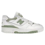 New Balance Mint Green Leather Sneakers White, Herr