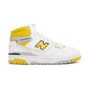 New Balance Vit/Gul High-Top Sneakers White, Herr