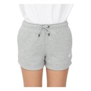 Nike Korta shorts i mjukt tyg för kvinnor Gray, Dam