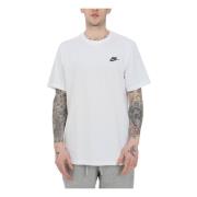 Nike Sportswear Club T-Shirt i Vit White, Unisex