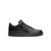 Nike Svarta Lädersneakers Black, Unisex