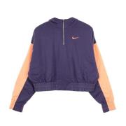 Nike Kort hoodie med Icon Clash design Purple, Dam