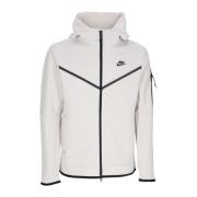 Nike Lättvikts Zip Hoodie Tech Fleece Sportkläder Beige, Herr