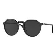 Persol SolglasÃ¶gon Black, Dam