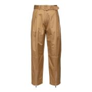 Pinko Straight Trousers Yellow, Dam