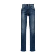 Pinko Blå Cross Straight Jeans Blue, Dam