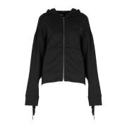 Pinko Sweatshirt med dragkedja Black, Dam