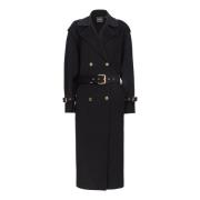 Pinko Double-Breasted Coats Black, Dam