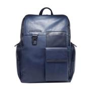 Piquadro Uni Bags Bucket Bag Backpack Blue Ss23 Blue, Unisex