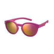 Polaroid Polariserade solglasögon med plastbåge Pink, Dam