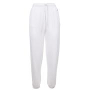 Polo Ralph Lauren Dam Jogging Sweatpants med Blå Pony Logo White, Dam