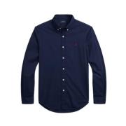 Polo Ralph Lauren Slimmad Bomullsskjorta Featherweight Blue, Herr