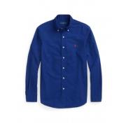 Polo Ralph Lauren Slim Fit Oxford Skjorta Sporting Royal Blue, Herr