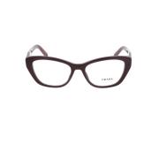Prada Stiliga Glasögon för Alla Outfits Brown, Unisex