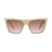 Prada Stiliga solglasögon för kvinnor Beige, Dam