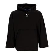 Puma Dare to Oversized Hoodie - Lättvikt Streetwear Black, Dam