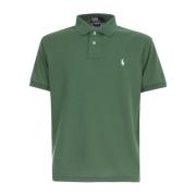 Ralph Lauren Klassisk Grön Polo Skjorta för Män Green, Herr
