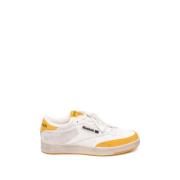 Reebok Stiliga vita och orangea Catalyst Club C Sneakers White, Herr