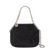 Stella McCartney Kristall Mesh Mini Toteväska Black, Dam