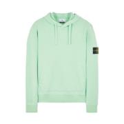 Stone Island Sweatshirt V0052 - Storlek: XL, Färg: V0052 - Ljusgrön Gr...