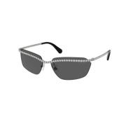 Swarovski Snygga solglasögon för kvinnor Gray, Dam