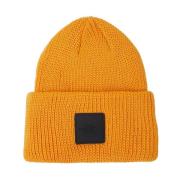 The North Face Patch Beanie Hat Orange, Herr