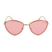 Tiffany Modern Triangel Solglasögon Pink, Dam