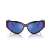 Tiffany Sofistikerade Tf4217 solglasögon med blå spegelglas Black, Dam