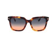 Tom Ford Fyrkantiga solglasögon Ft0952 Selby Brown, Unisex