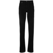 Tom Ford Smal-Skuren Svart Stretch Jeans Black, Herr