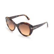 Tom Ford Ft1084 52F Solglasögon Brown, Dam