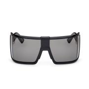 Tom Ford Svarta solglasögon med wraparound-design Black, Dam