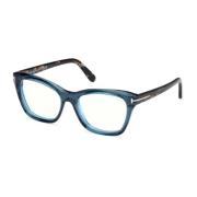 Tom Ford Stilfull Glasögonkollektion Blue, Dam