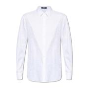 Versace Skjorta med blommigt mönster White, Herr