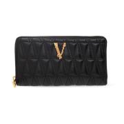 Versace Läderplånbok Black, Dam