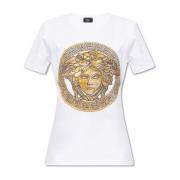 Versace La Vacanza kollektion T-shirt White, Dam