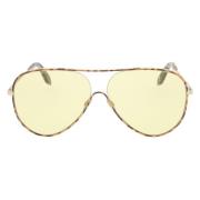 Victoria Beckham Loop Aviator Solglasögon Yellow, Dam