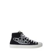 Vivienne Westwood Canvas Plimsoll Sneakers Black, Herr