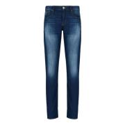 Armani Exchange Slim Fit Komfort Denim Jeans Blue, Herr