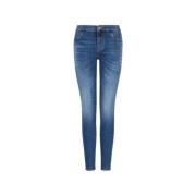 Armani Exchange Höj din denimspel med skinny jeans Blue, Dam