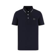 Armani Exchange Klassisk Polo Shirt Blue, Herr