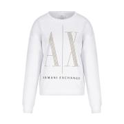 Armani Exchange Ito Mecom Project Felpaps White, Dam