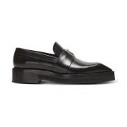Balmain Ben smooth leather loafers Black, Herr