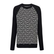 Balmain Knitwear Black, Herr