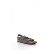 Birkenstock Platta Sandaler Gray, Herr