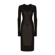 Dolce & Gabbana Glamorös Suit-Style Festklänning Black, Dam