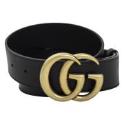 Dolce & Gabbana Logo Plaque Läderbälte - Snyggt och Sofistikerat Black...