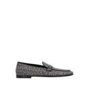 Dolce & Gabbana Bruna platta skor med karakteristiskt logomönster Gray...