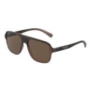 Dolce & Gabbana Stilfulla Solglasögon Step Injection 6134 Brown, Herr