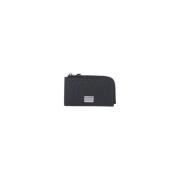 Dolce & Gabbana Svart läder dragkedja plånbok med logotyp charm Black,...